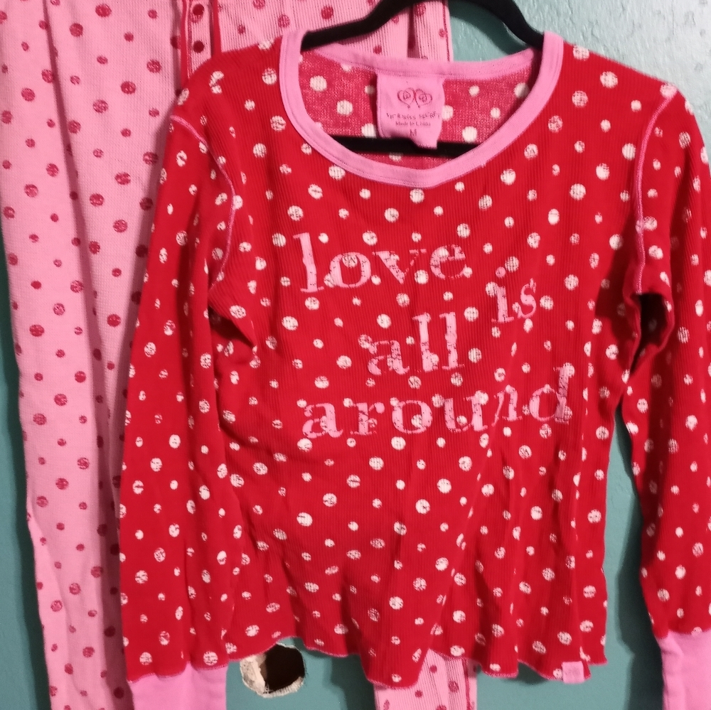 Victoria's Secret Valentines Day Special Pajama Set Size Large